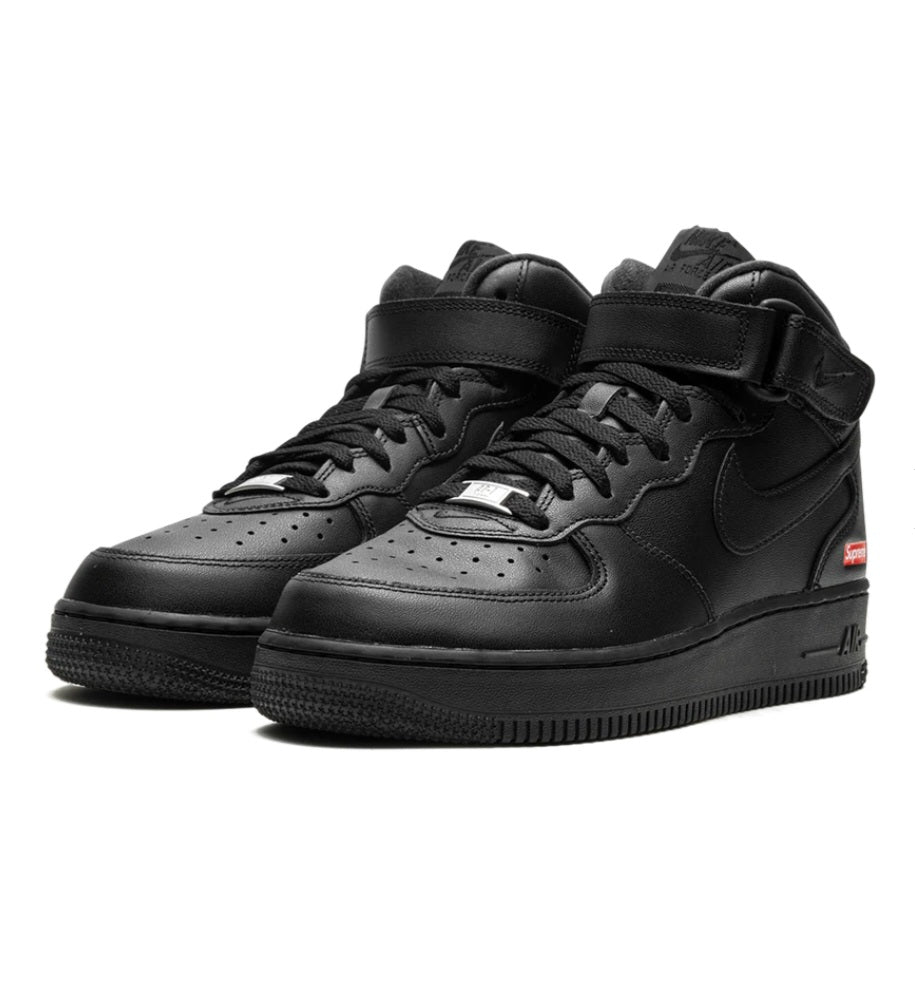 Air Force 1 Mid "Supreme - Mini Box Logo Black"
