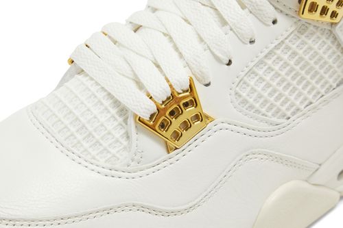 Wmns Air Jordan 4 Retro 'Metallic Gold
