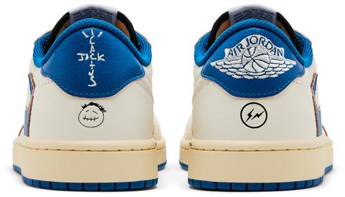 Fragment Design x Travis Scott x Air Jordan 1 Retro Low OG SP 'Sail Military Blue' 2025