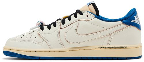 Fragment Design x Travis Scott x Air Jordan 1 Retro Low OG SP 'Sail Military Blue' 2025