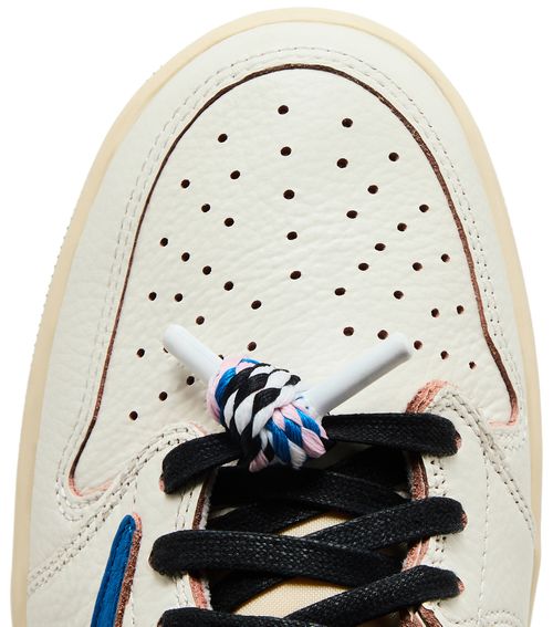 Fragment Design x Travis Scott x Air Jordan 1 Retro Low OG SP 'Sail Military Blue' 2025