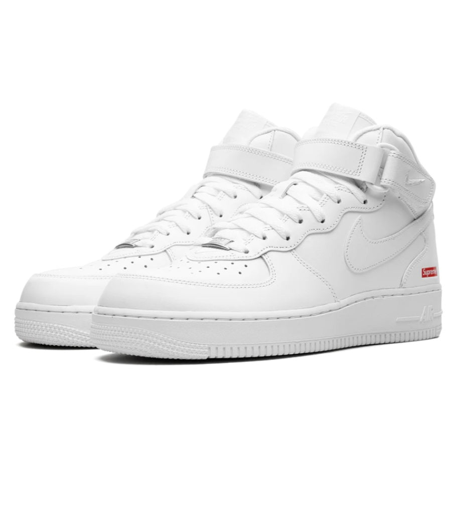 Air Force 1 Mid "Supreme - Mini Box Logo White"
