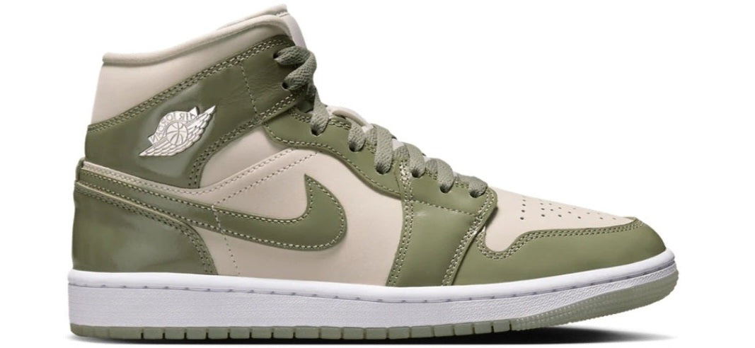 Air Jordan 1 Mid SE WMNS "Sea Glass Oil Green"
