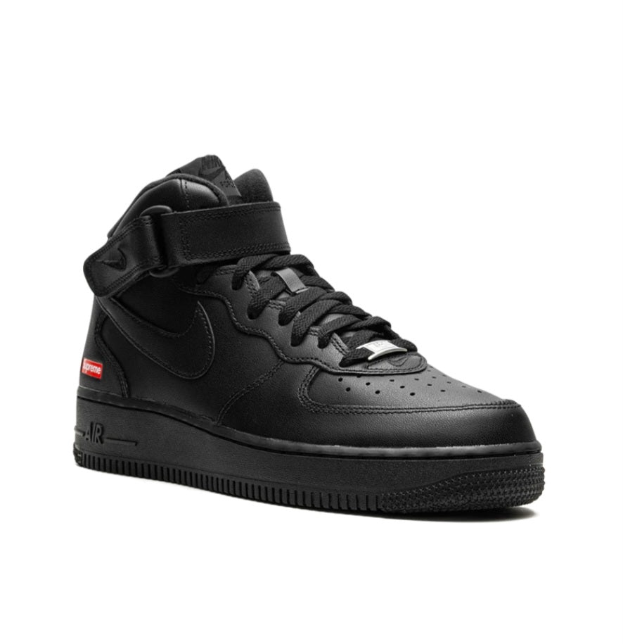Air Force 1 Mid "Supreme - Mini Box Logo Black"