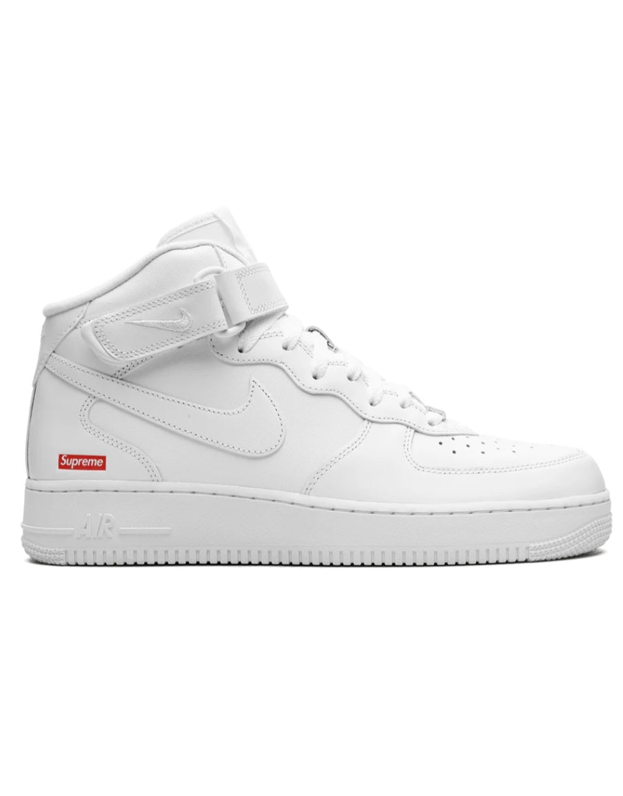 Air Force 1 Mid "Supreme - Mini Box Logo White"