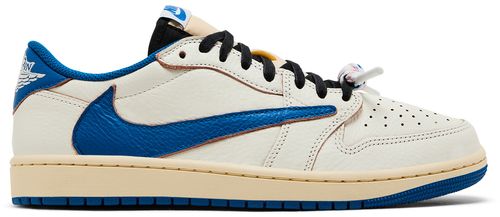 Fragment Design x Travis Scott x Air Jordan 1 Retro Low OG SP 'Sail Military Blue' 2025